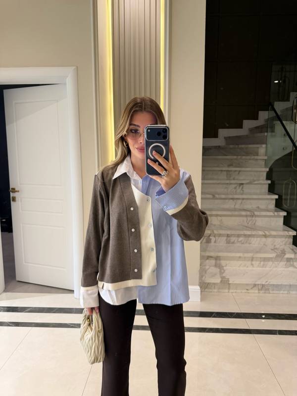 Double Placket Knit Shirt