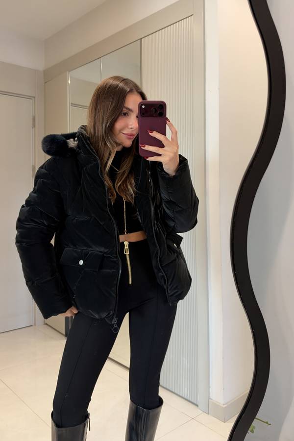 Angely Hooded Premium Puffer Coat