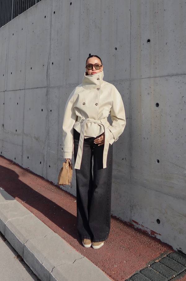 Tinted Wide Leg Jeans