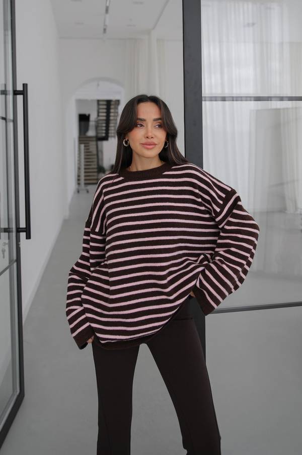 Noyan Oversized Striped Knit Jumper