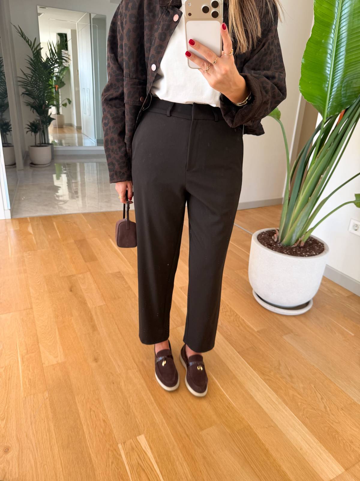 Classic Cut Trousers Dark Brown — photograph 2