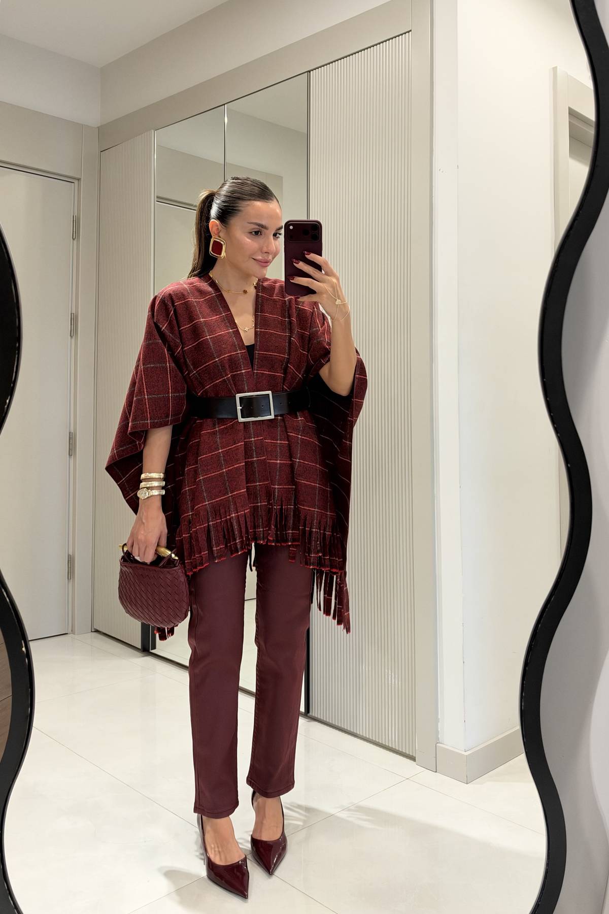 Laser Burgundy Mumlu Trousers — photograph 2