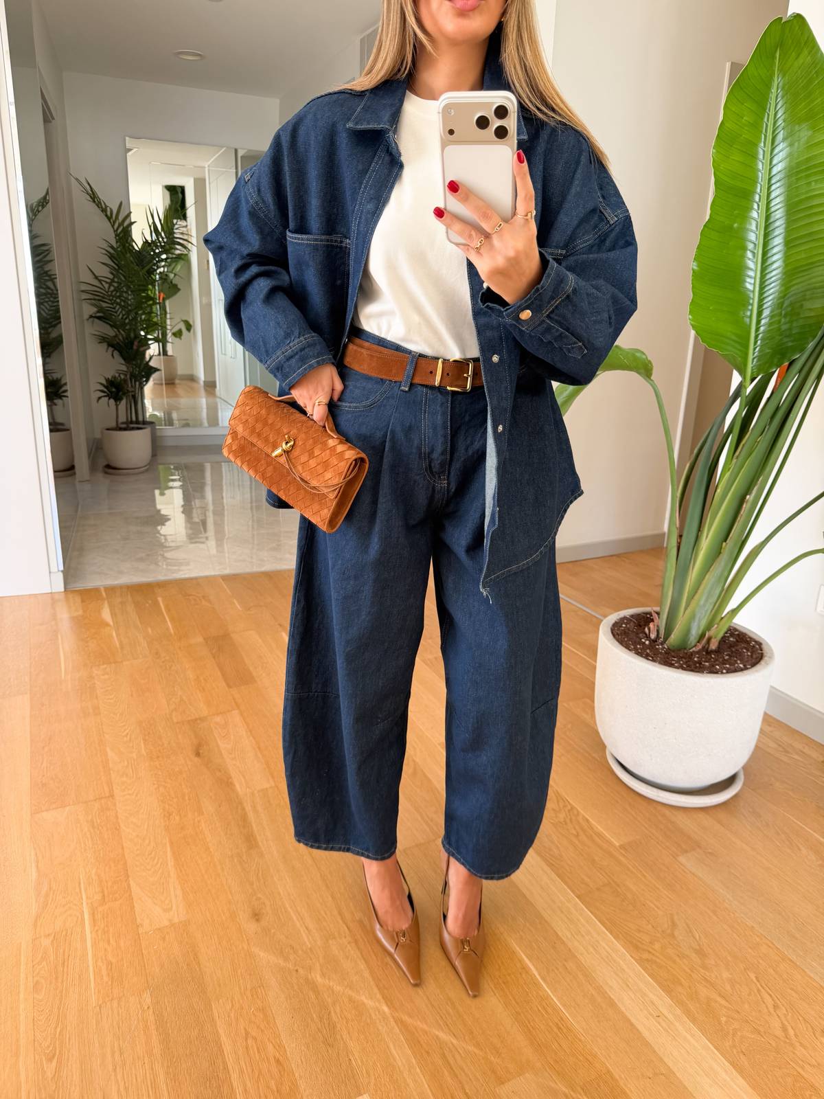 Double Cepli Shirt Jacket Blue — photograph 2