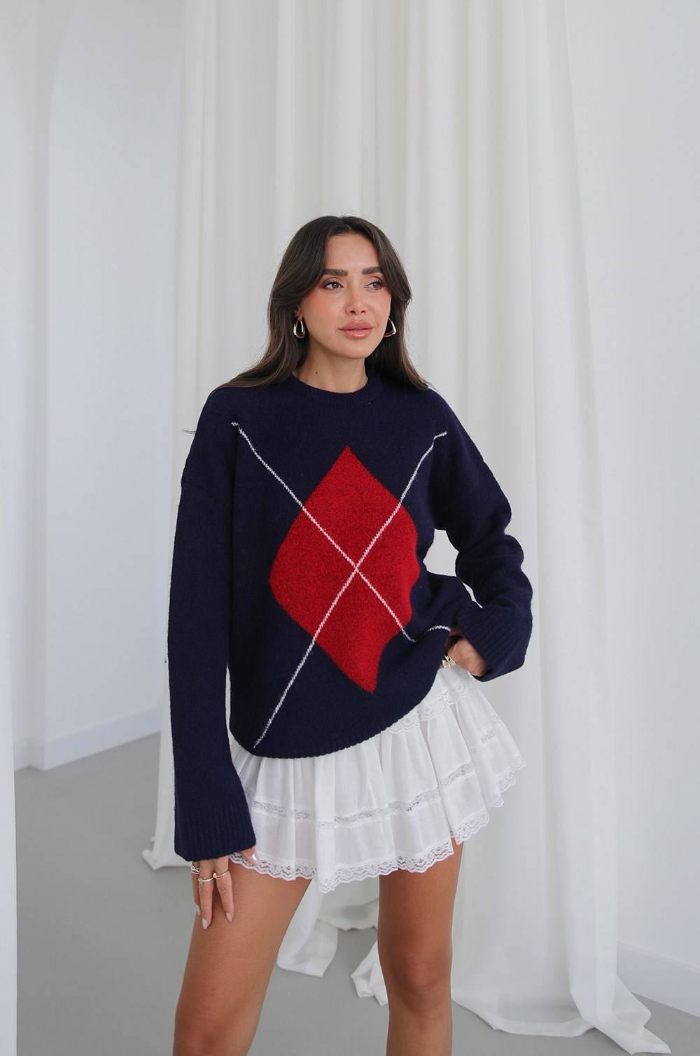 Elva Argyle Jumper — photograph 2