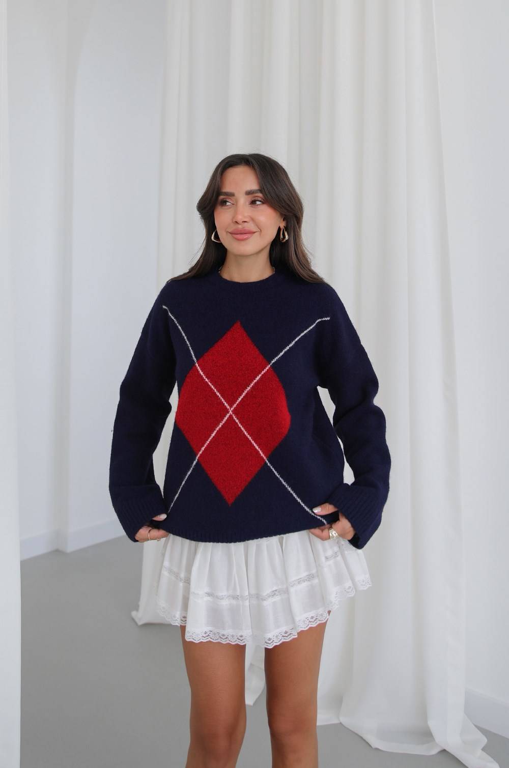 Elva Argyle Jumper — photograph 3