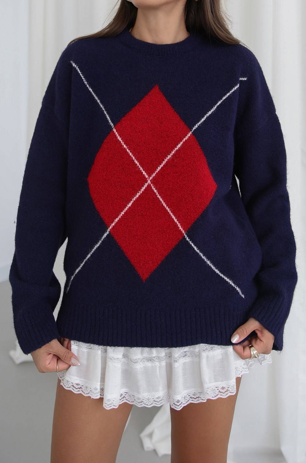 Elva Argyle Jumper — photograph 4