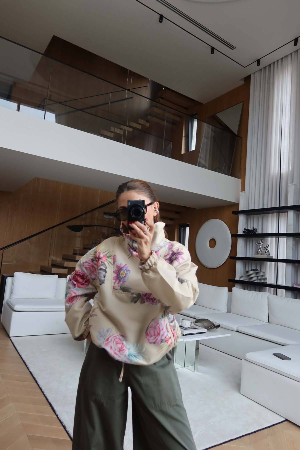 Zip Patterned Sweat — photograph 3