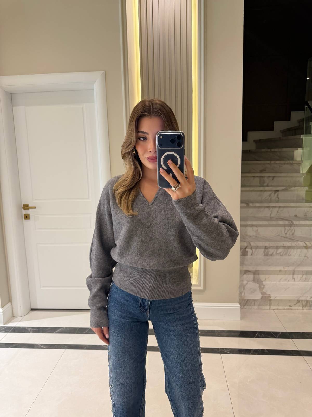 Lara V Neck Jumper