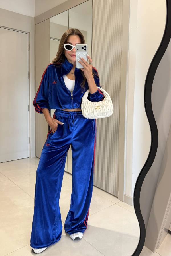 Adelina Navy Velvet Set