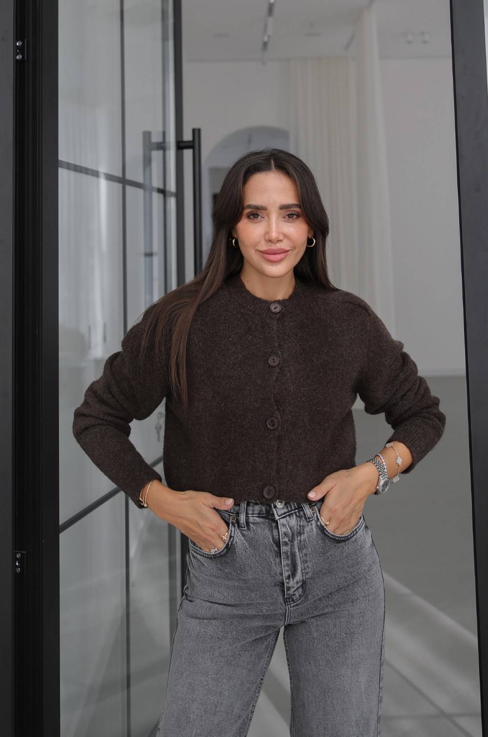 Soft Textured Knit Cardigan