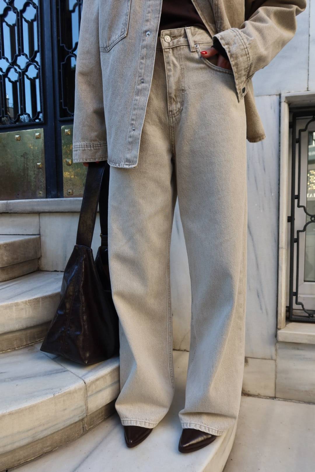 High Waist Baggy Jeans