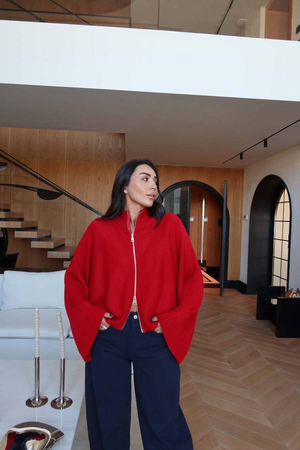 Oversized Wide Sleeve Cardigan