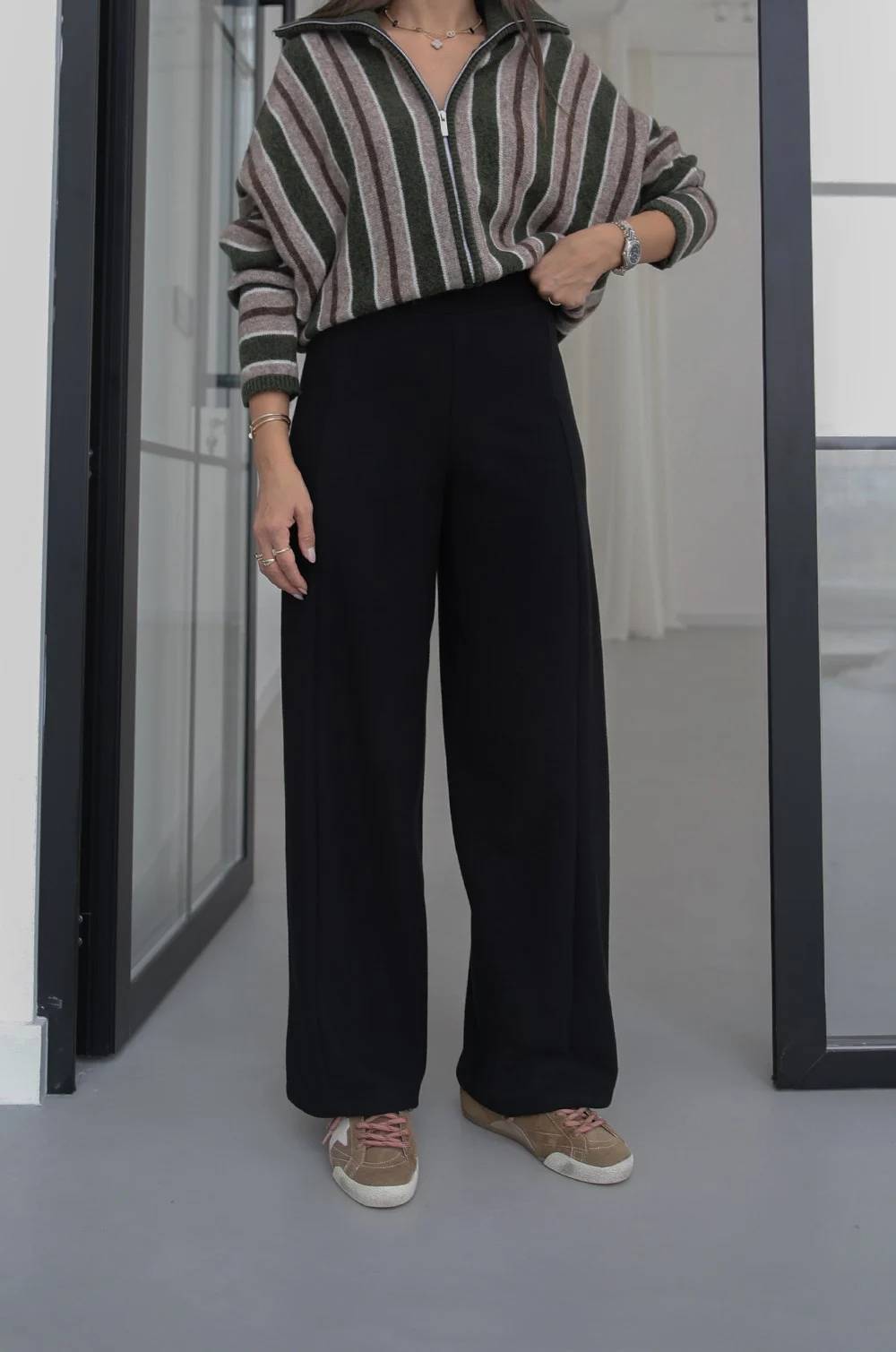 Luvia Milano Knit Trousers — photograph 3
