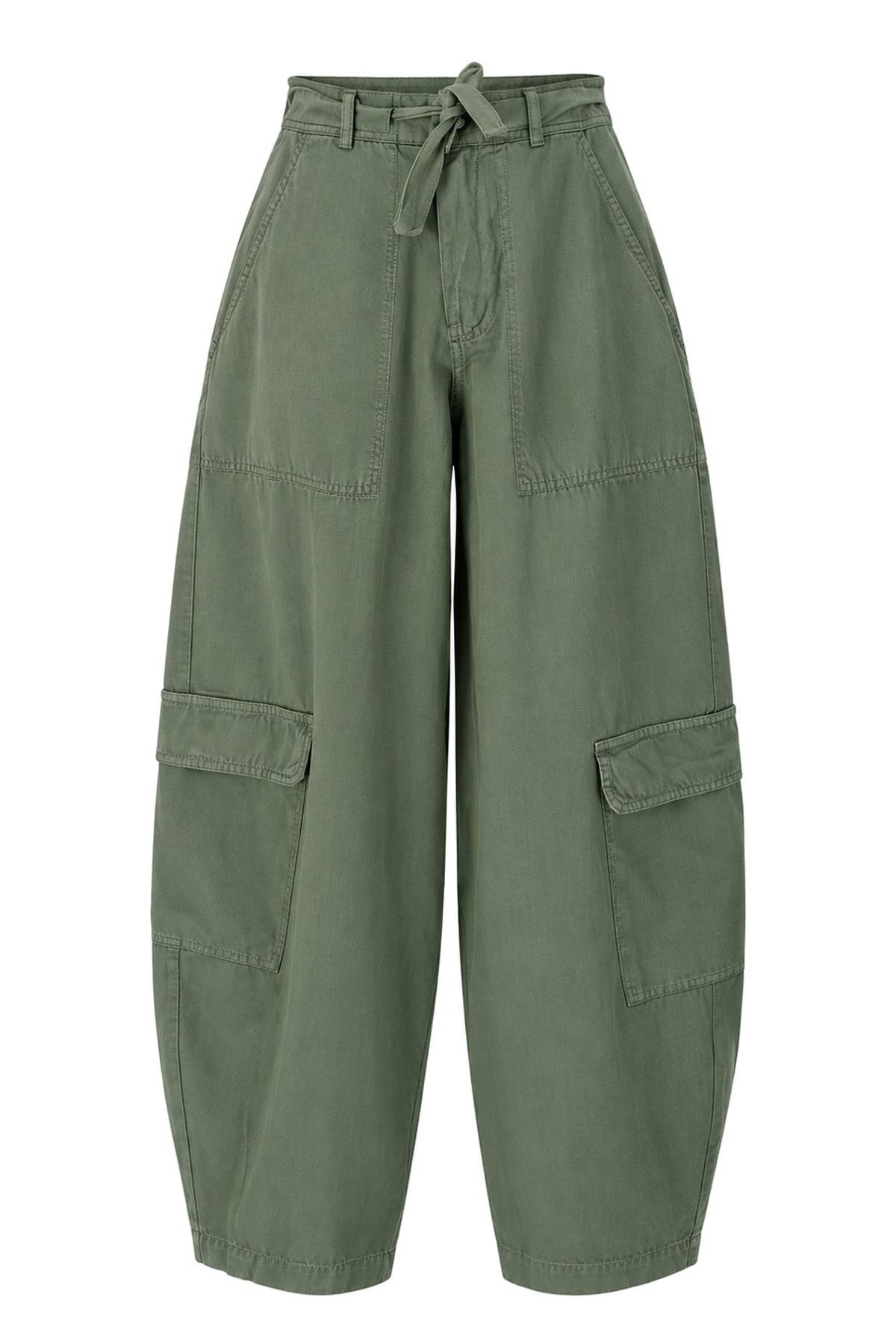 Cargo Pocket Belden Lace-Up Trousers — photograph 3