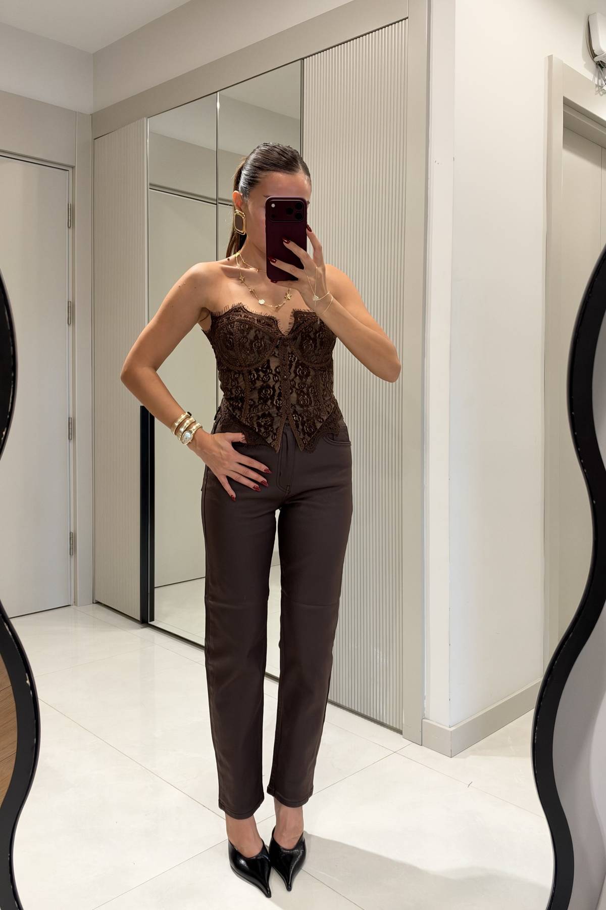 Laser Brown Mumlu Trousers — photograph 2