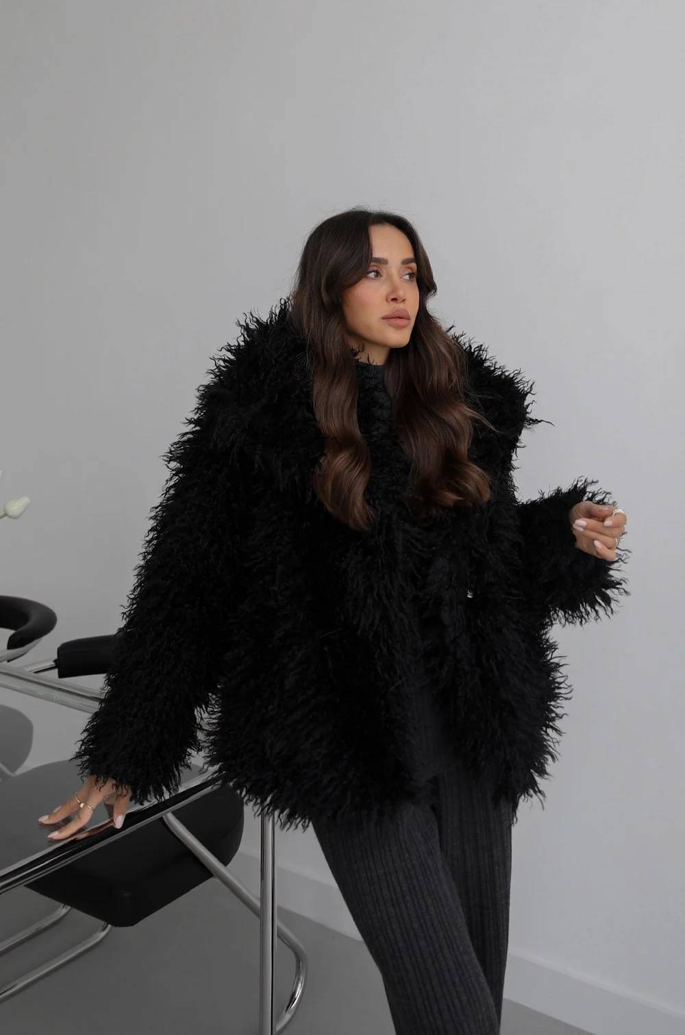 Powell Faux Fur Jacket — photograph 3