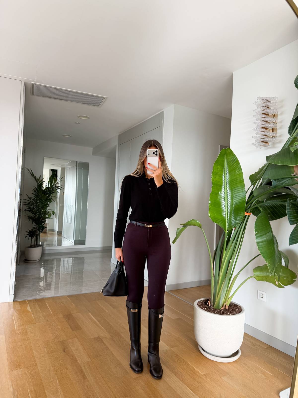 High Waist Legging Trousers — photograph 2
