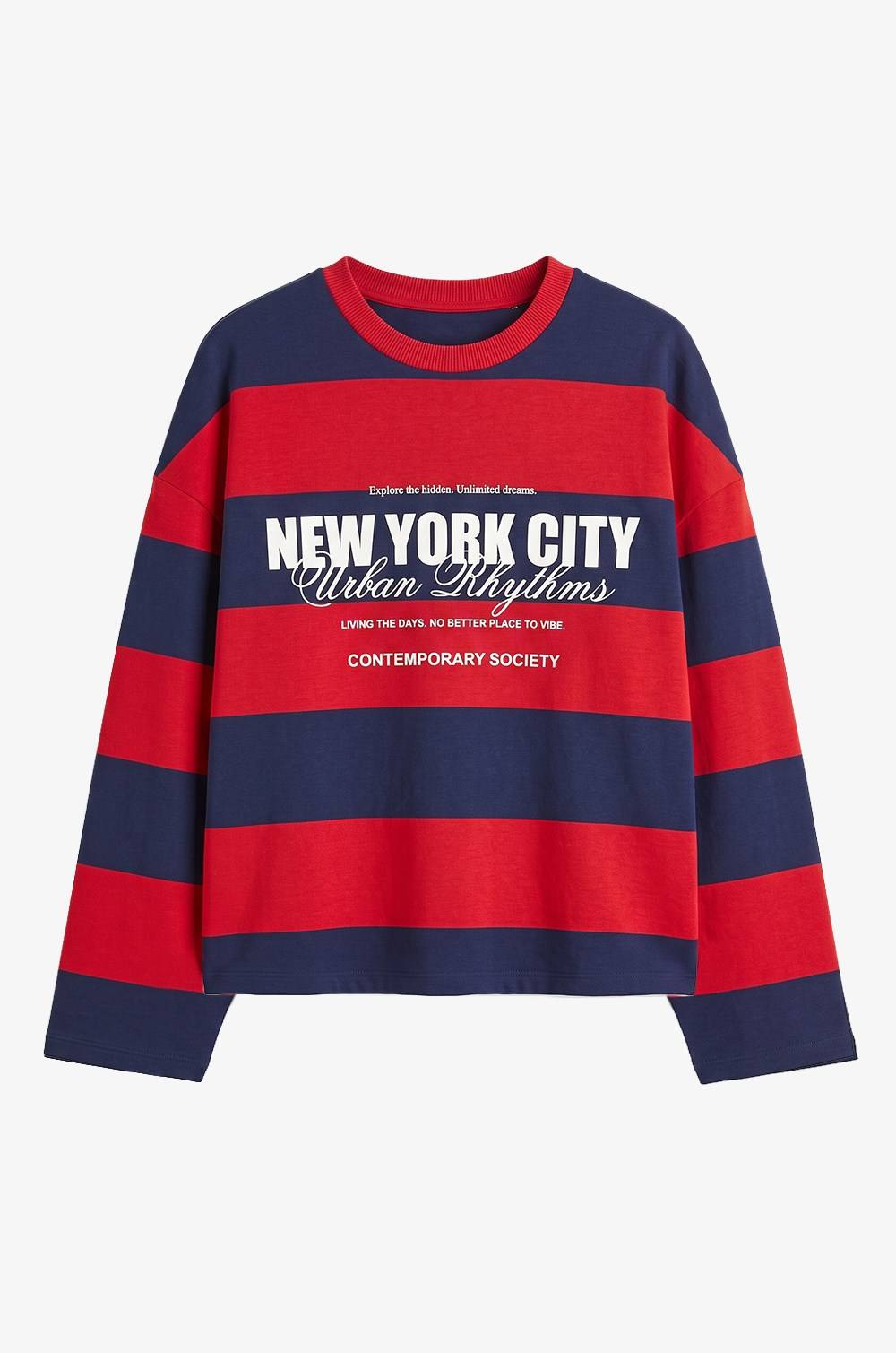 New York City Print Sweatshirt — photograph 5
