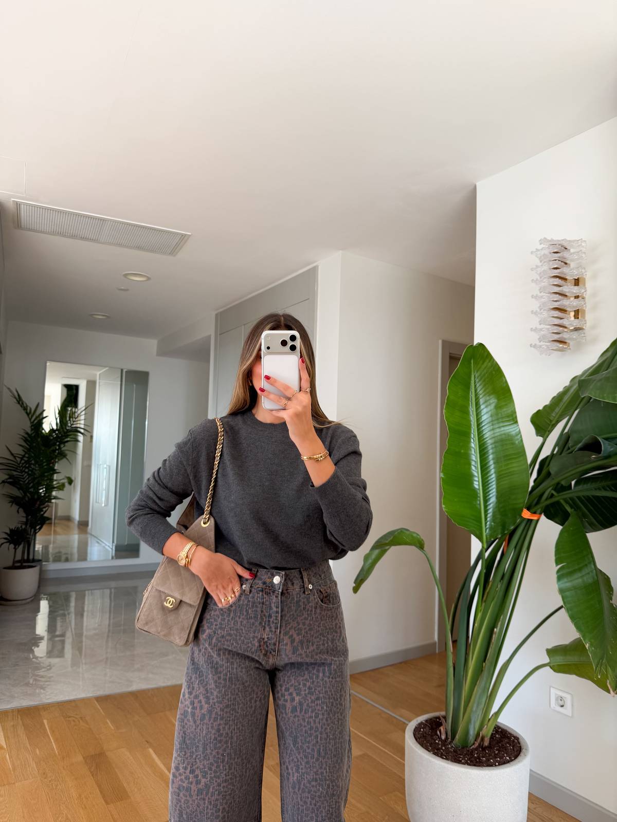 Crew Neck Basic Knit Jumper