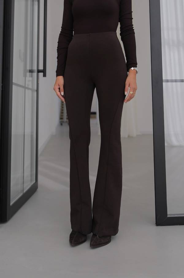 Zip Hem Detail Trousers