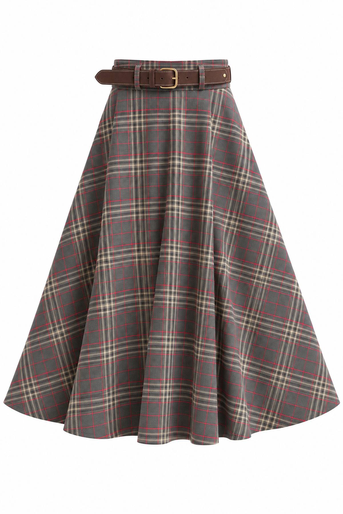 Ekoseli Maxi Skirt — photograph 3