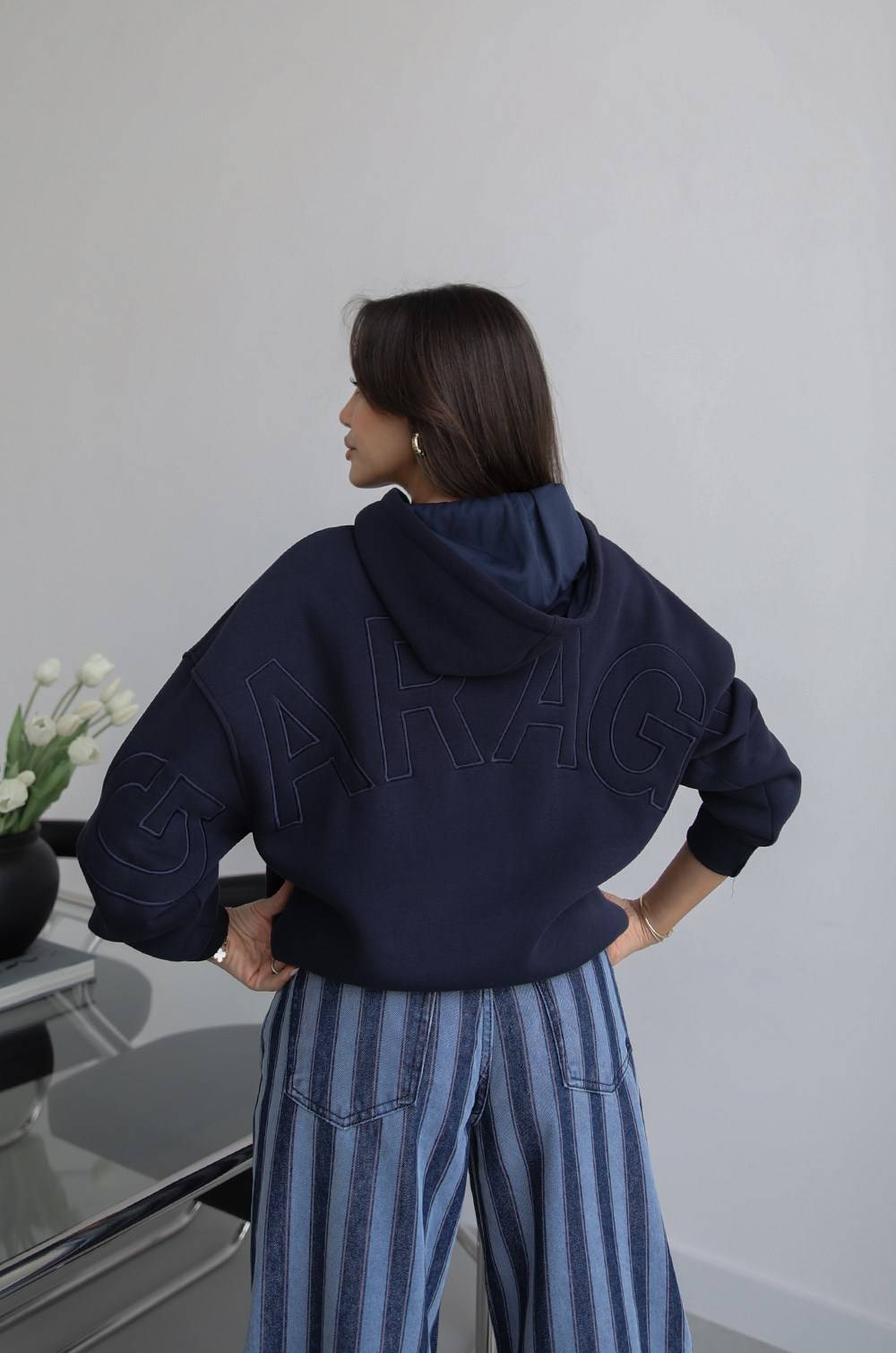 Garage Back Print Sweatshirt — photograph 3