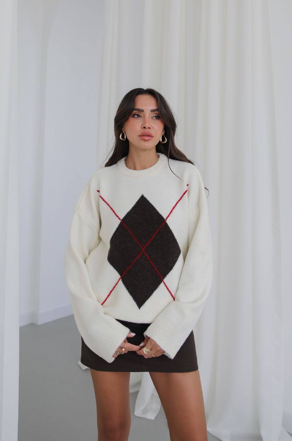 Elva Argyle Jumper