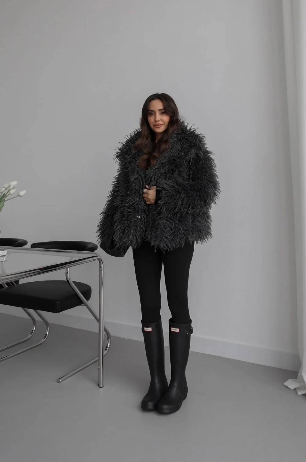 Powell Faux Fur Jacket — photograph 4