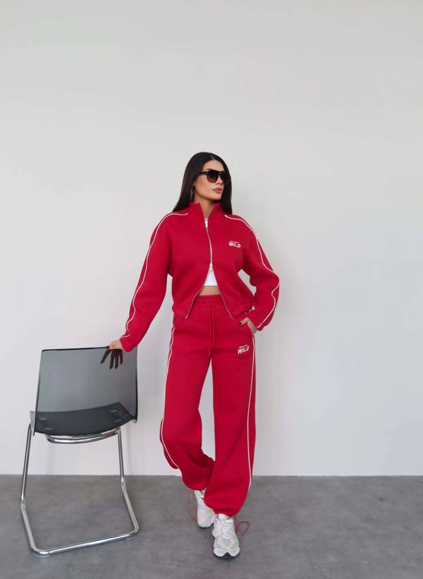 Stripe Detail Sweatshirt And Joggers Set