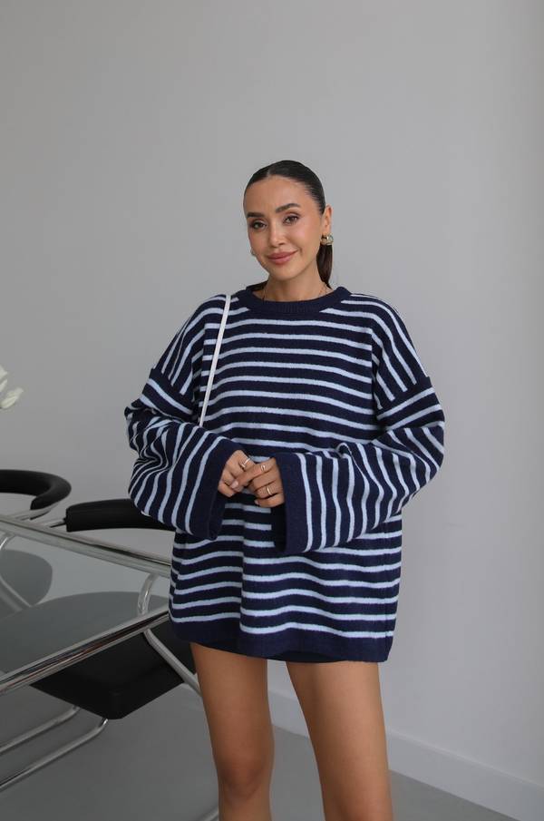 Noyan Oversized Striped Knit Jumper